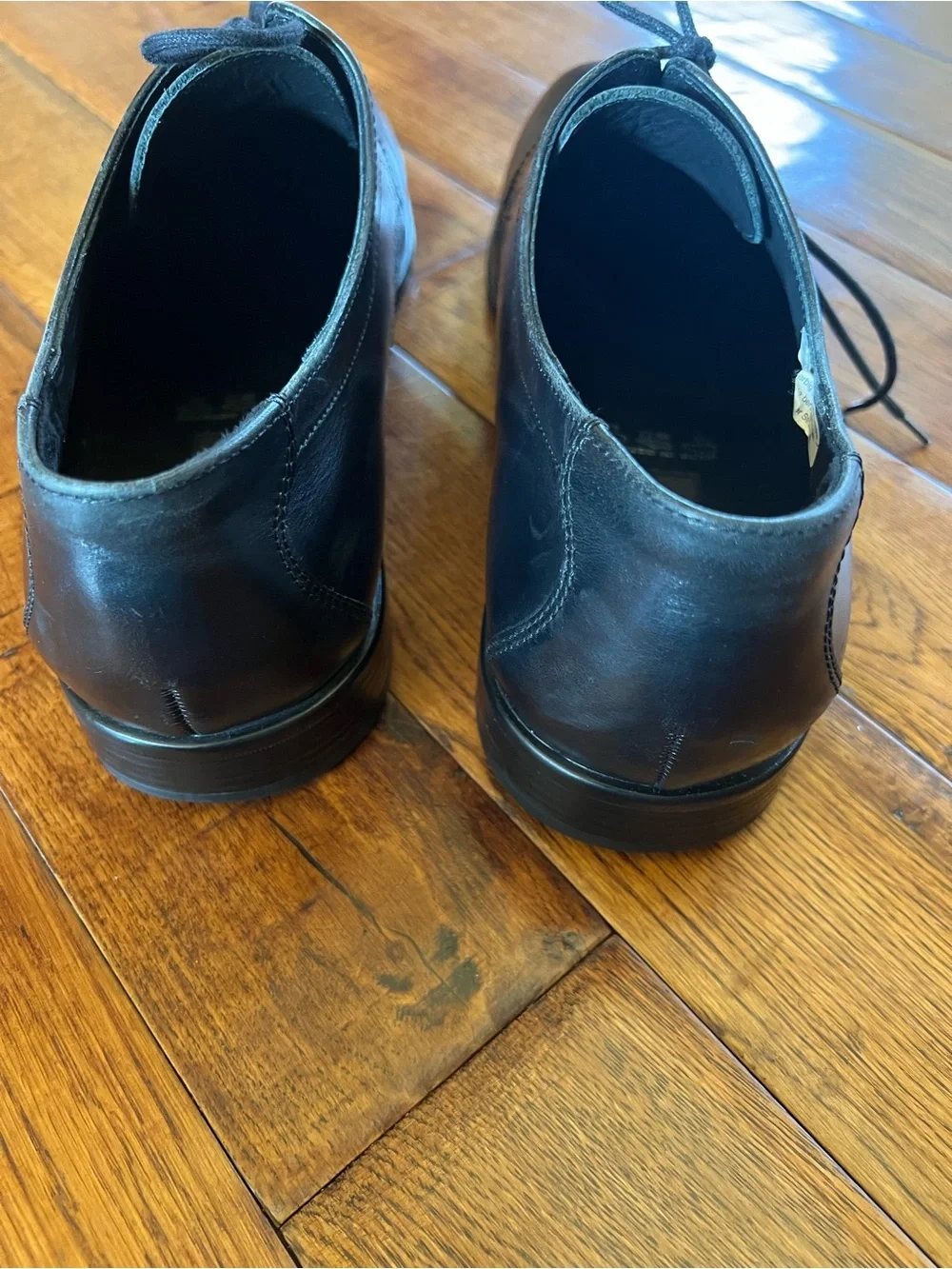 Lloyd Hedin Men’s Shoes Oxfords Plain Toe Leather Black Size 12